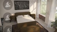 Opberg boxspring 180 x 210 cm- stofkleur 7037