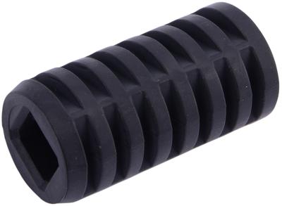 Buzzetti Footrest rubber eckig 18 mm