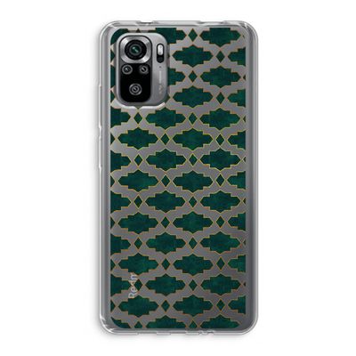 Moroccan tiles: Xiaomi Redmi Note 10S Transparant Hoesje