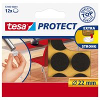 TESA 57893-00001-01 vloerbeschermer voor meubilair 12 stuk(s) Rond - thumbnail