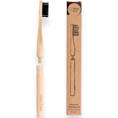 Happy Tabs Herbruikbare Bamboe Tandenborstel