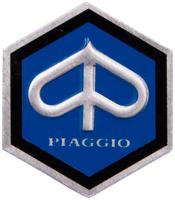 RMS badge stickers "piaggio" 6-corn