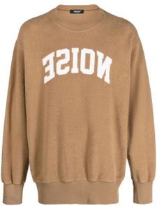 Undercover sweat en coton à imprimé graphique - Marron