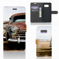 Samsung Galaxy S8 Plus Telefoonhoesje met foto Vintage Auto - thumbnail