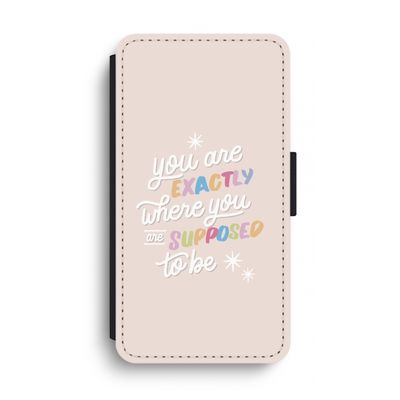 Right Place: iPhone XS Max Flip Hoesje