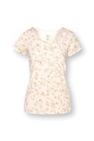 Pip Studio Tilly Top Korte Mouw Little Delhi Gebroken Wit XXL