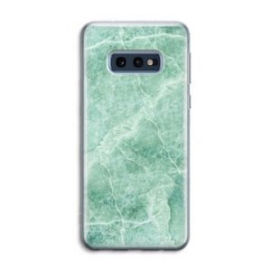 Groen marmer: Samsung Galaxy S10e Transparant Hoesje