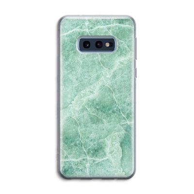 Groen marmer: Samsung Galaxy S10e Transparant Hoesje