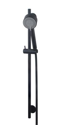 Wiesbaden Cadans luxe glijstangset compleet mat-zwart Wiesbaden Cadans luxe glijstangset compleet mat-zwart