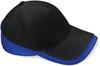 Beechfield CB171 Teamwear Competition Cap - Black/Bright Royal - One Size