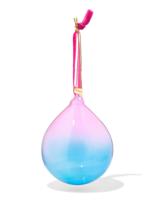 HEMA Kerstbal 8cm glas gradient blauw-roze