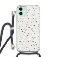 Terrazzo N°14: iPhone 11 Transparant Hoesje met koord