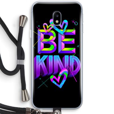 Be Kind: Samsung Galaxy J3 (2017) Transparant Hoesje met koord