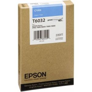 Epson inktpatroon cyaan T 603 220 ml T 6032