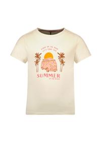 B.Nosy Meisjes t-shirt - Britt - Ecru