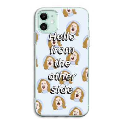 Hello: iPhone 11 Transparant Hoesje