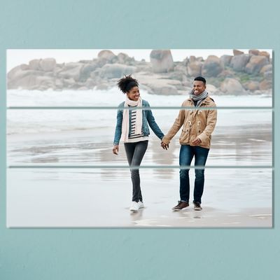 Foto op houten planken 45 x 29.2 cm