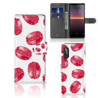 Sony Xperia 10 II Book Cover Pink Macarons