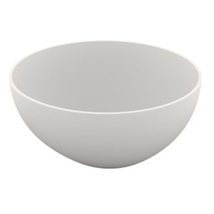 Crosstone by Arcqua Loeffi Waskom 38x38cm rond Solid Surface Mat Wit CTS2102