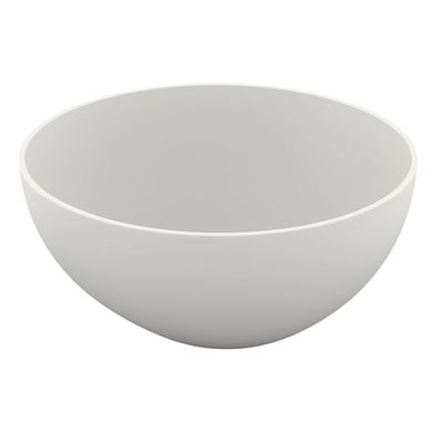 Crosstone by Arcqua Loeffi Waskom 38x38cm rond Solid Surface Mat Wit CTS2102