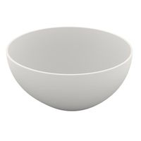 Crosstone by Arcqua Loeffi Waskom 38x38cm rond Solid Surface Mat Wit CTS2102