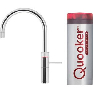 Quooker Fusion Round Kokendwaterkraan - C uitloop - PRO3 VAQ Reservoir - RVS