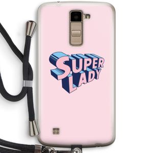 Superlady: LG K10 (2016) Transparant Hoesje met koord