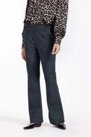 Studio Anneloes Flair Bonded Denim Trousers 12425 Flared 9000 Black