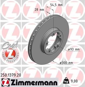 Remschijf Coat Z 250137920