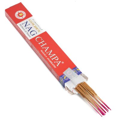 Golden Nag Champa Wierook (1 pakje)