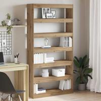 Boekenkast Beige Bewerkt hout