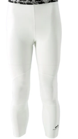 McDavid 10020R Compression 3/4 Tight With Dual Layer Knee Support - White - M