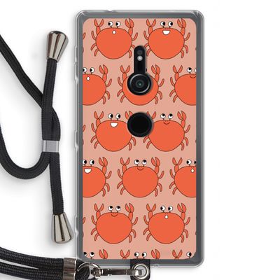 Krab: Sony Xperia XZ2 Transparant Hoesje met koord