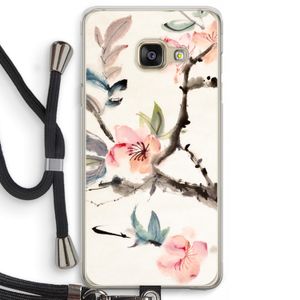 Japanse bloemen: Samsung Galaxy A3 (2016) Transparant Hoesje met koord