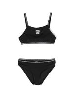 Dkny Kids bikini à bande logo - Noir