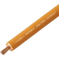TRU COMPONENTS TC-13537048 Rubberkabel H07RN-F 1 x 10 mm² Oranje per meter