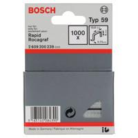 Bosch Accessories 2609200239 Nieten met fijn draad Type 59 1000 stuk(s) Afm. (l x b) 6 mm x 10.6 mm