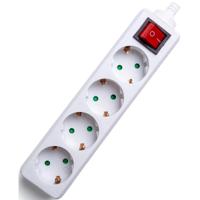 Stekkerdoos Met Schakelaar Zonder Kabel - 3680W - 4 Stopcontacten - Wit