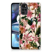 Motorola Moto G22 TPU Case Flowers - thumbnail