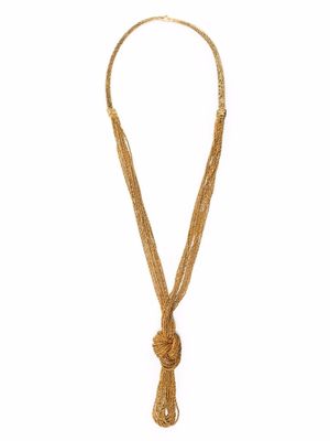 Aurelie Bidermann collier Miki Dora à détail noué
