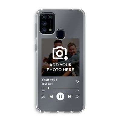 Music Player: Samsung Galaxy M31 Transparant Hoesje