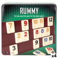Bordspel Rummy (4 Stuks)