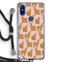 Alpacas: Xiaomi Mi Mix 3 Transparant Hoesje met koord
