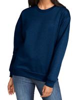 Gildan GSF000 Softstyle® Midweight Fleece Adult Crewneck Sweatshirt - Navy - XL