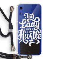 Hustle Lady: Honor Play 8A Transparant Hoesje met koord