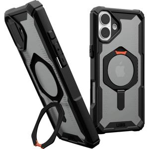 Urban Armor Gear Plasma XTE MagSafe Kickstand Case Backcover Apple iPhone 16 Plus Zwart/oranje MagSafe compatible