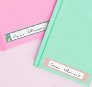 Muurstickers onderwijs gepersonaliseerd met naam