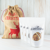 Kerstzak Jute