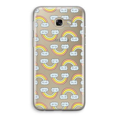 Regenboog: Samsung Galaxy A5 (2017) Transparant Hoesje
