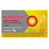 Nurofen ibuprofen 60mg 10 Zetpillen